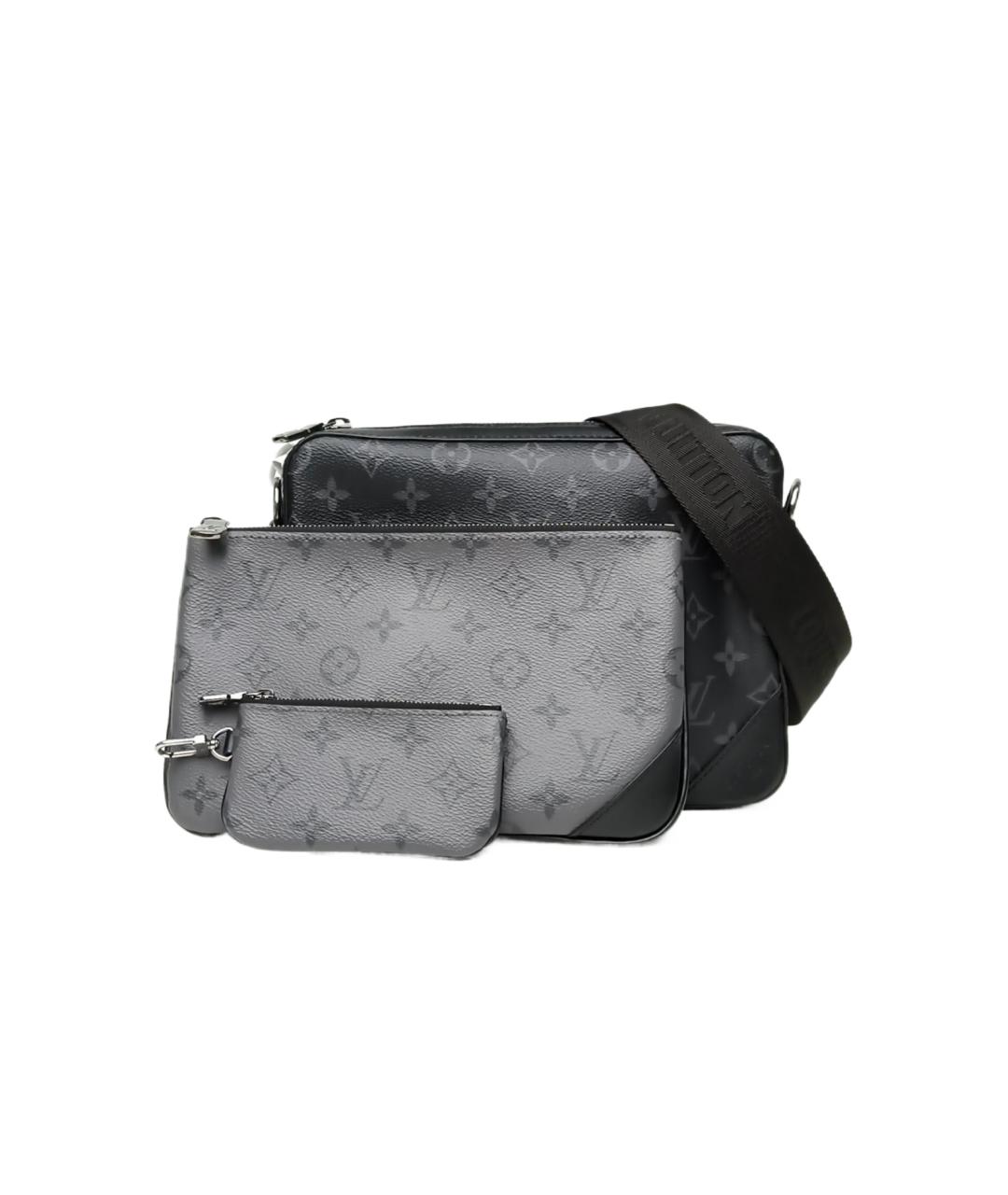 LOUIS VUITTON Черная сумка через плечо, фото 9