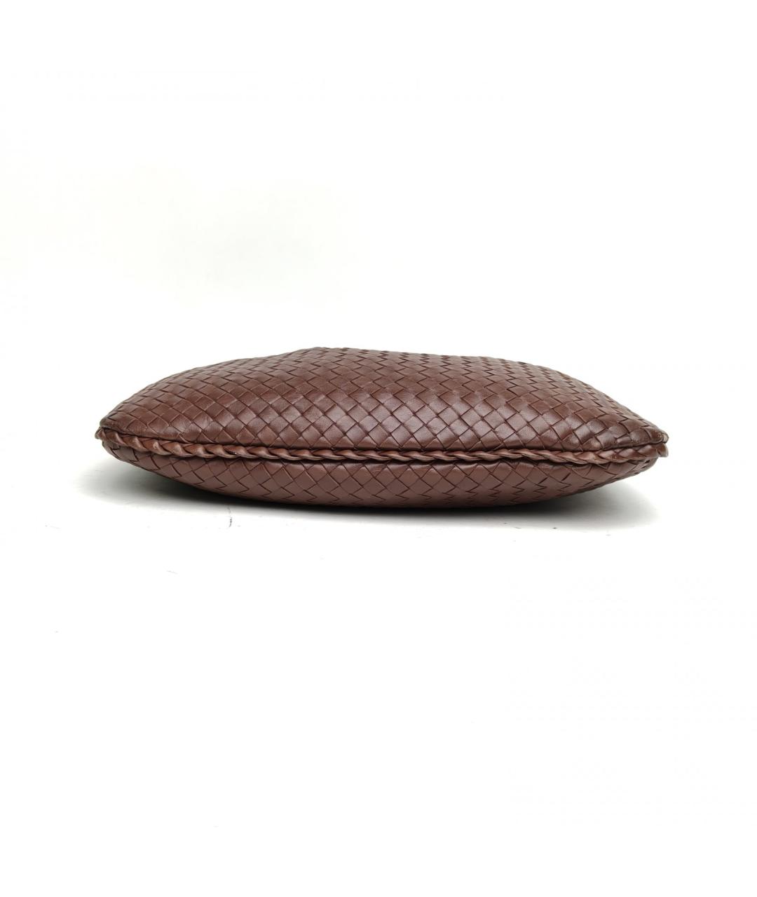 BOTTEGA VENETA Коричневая кожаная сумка через плечо, фото 2