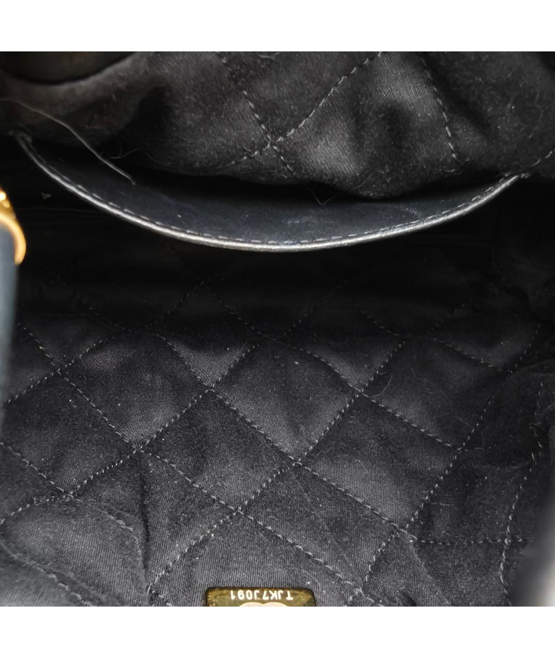 CHANEL Черная кожаная сумка тоут, фото 8