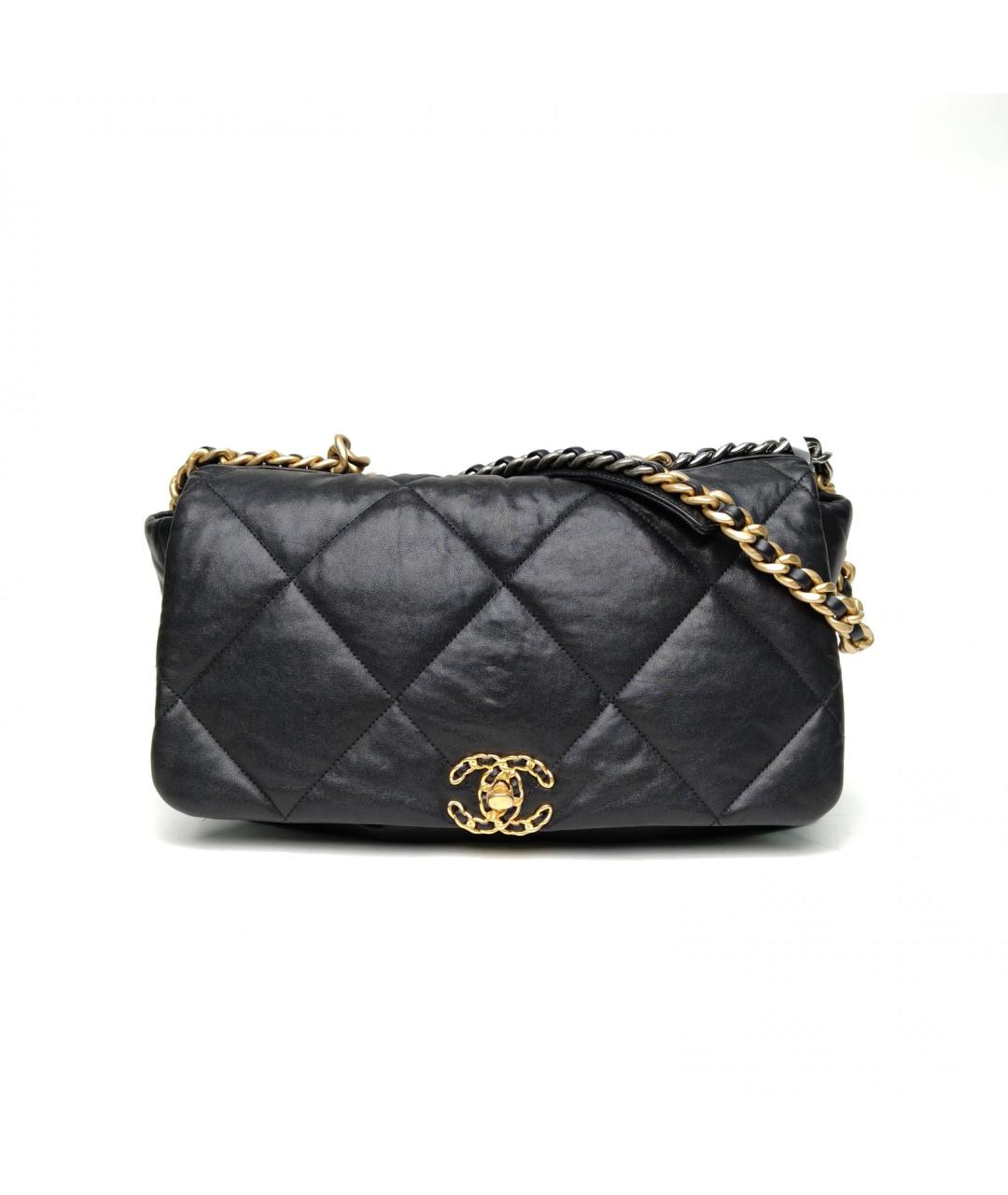 CHANEL Черная кожаная сумка через плечо, фото 2