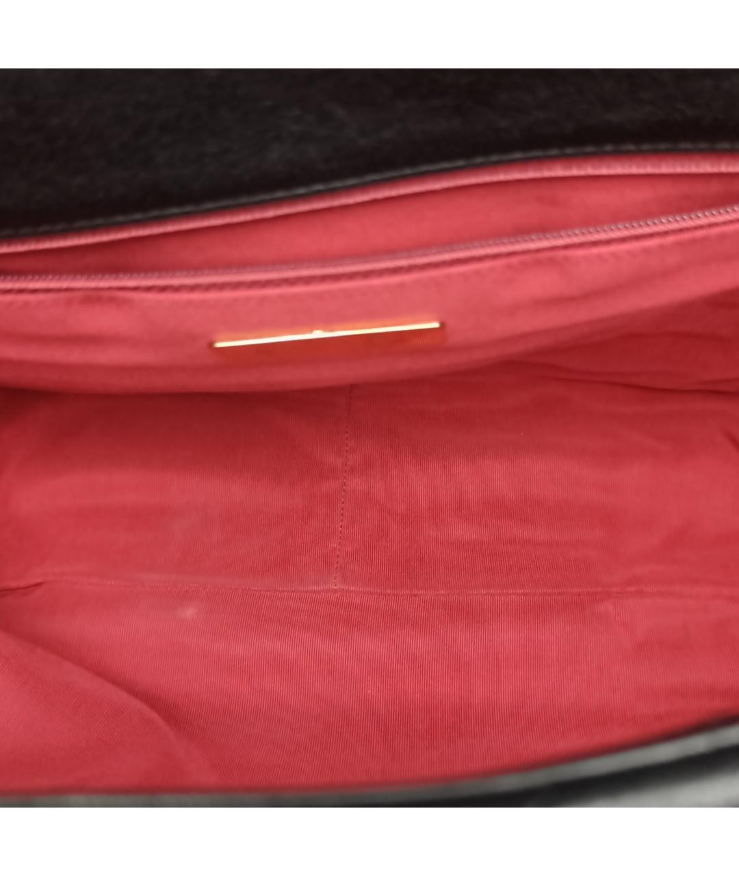 CHANEL Черная кожаная сумка через плечо, фото 8