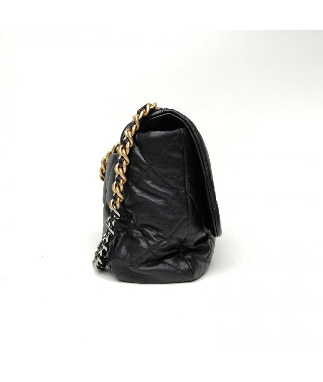 CHANEL Черная кожаная сумка через плечо, фото 5