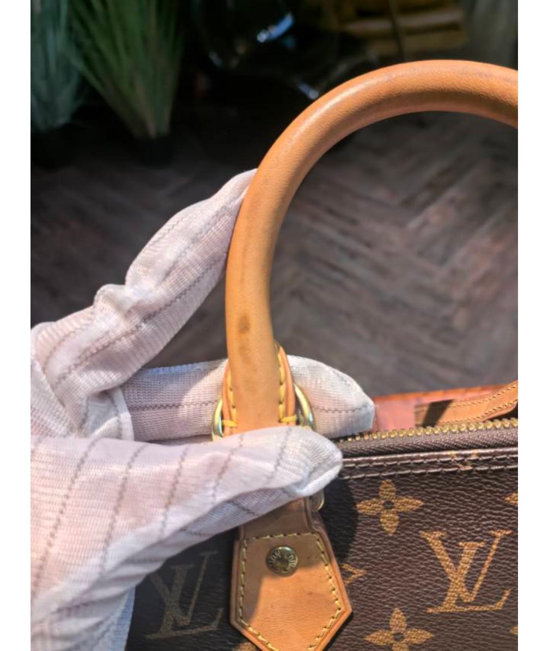 LOUIS VUITTON Коричневая сумка через плечо, фото 6