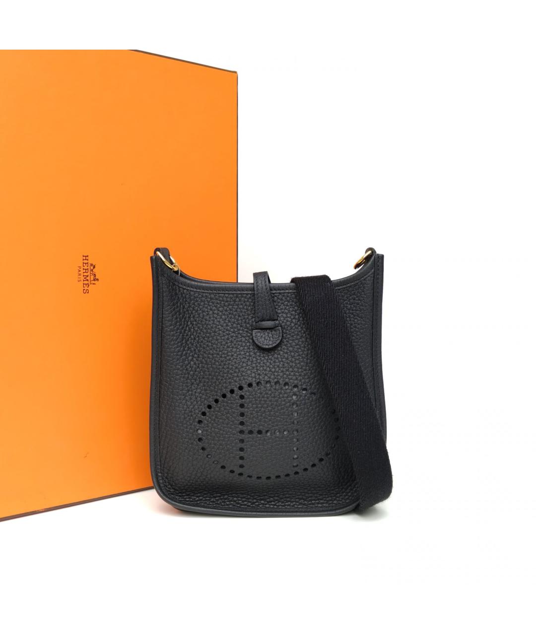 HERMES Черная сумка через плечо, фото 8