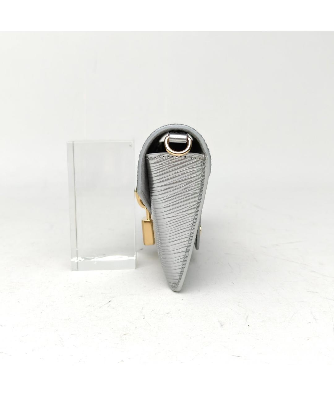 LOUIS VUITTON Серебряная сумка через плечо, фото 5