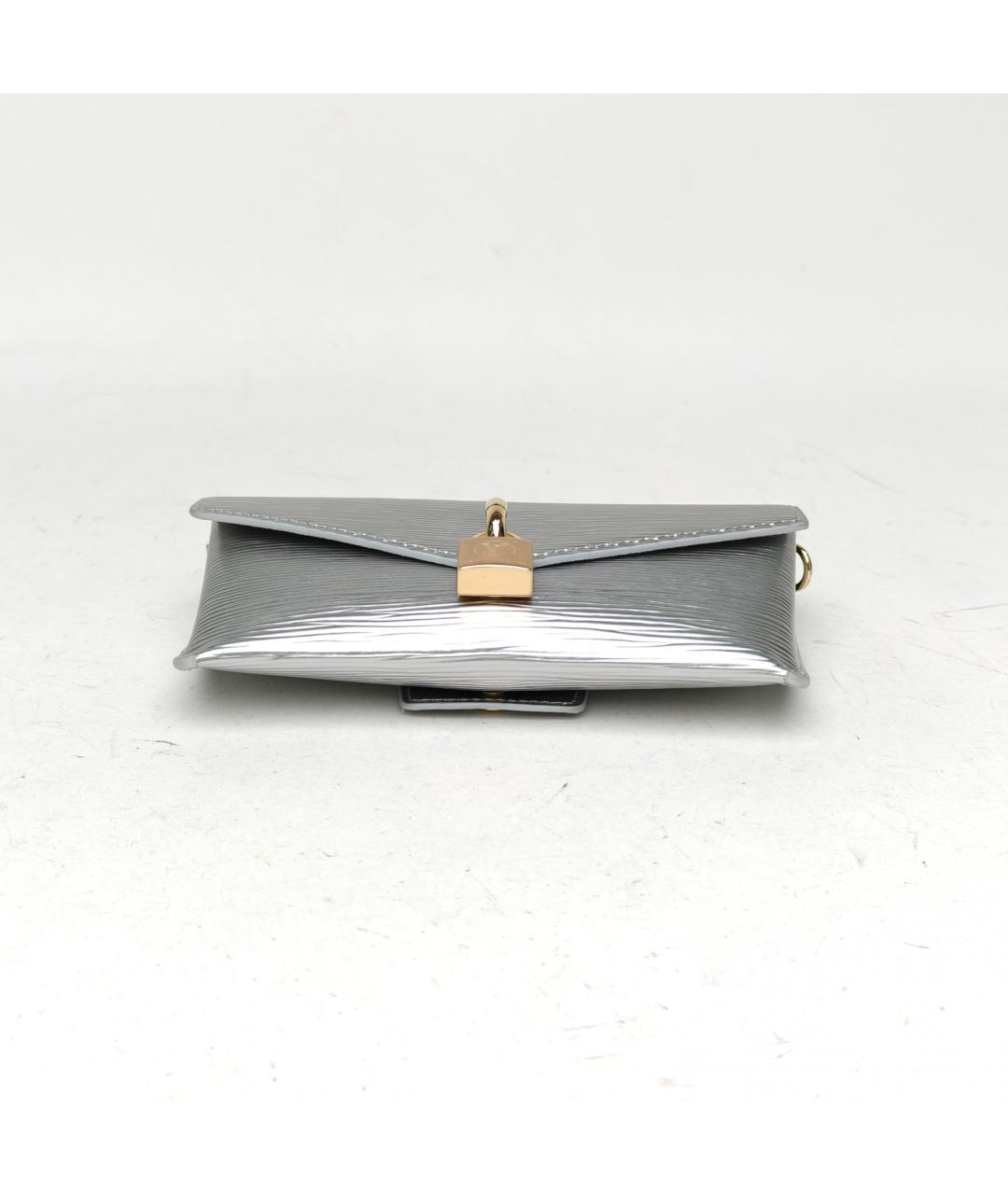 LOUIS VUITTON Серебряная сумка через плечо, фото 6