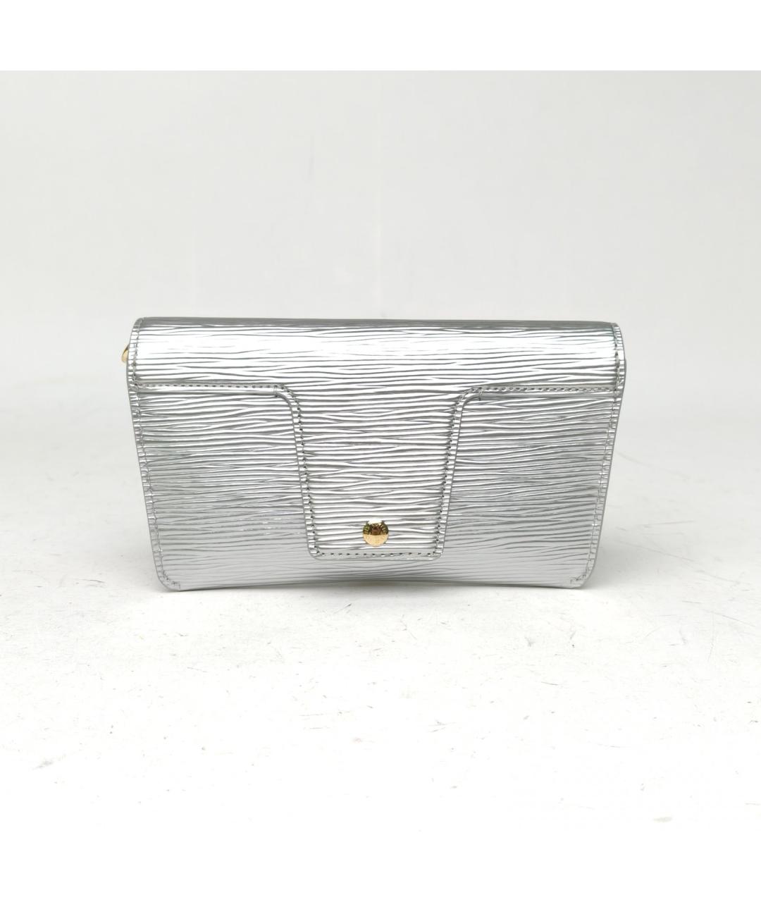 LOUIS VUITTON Серебряная сумка через плечо, фото 4