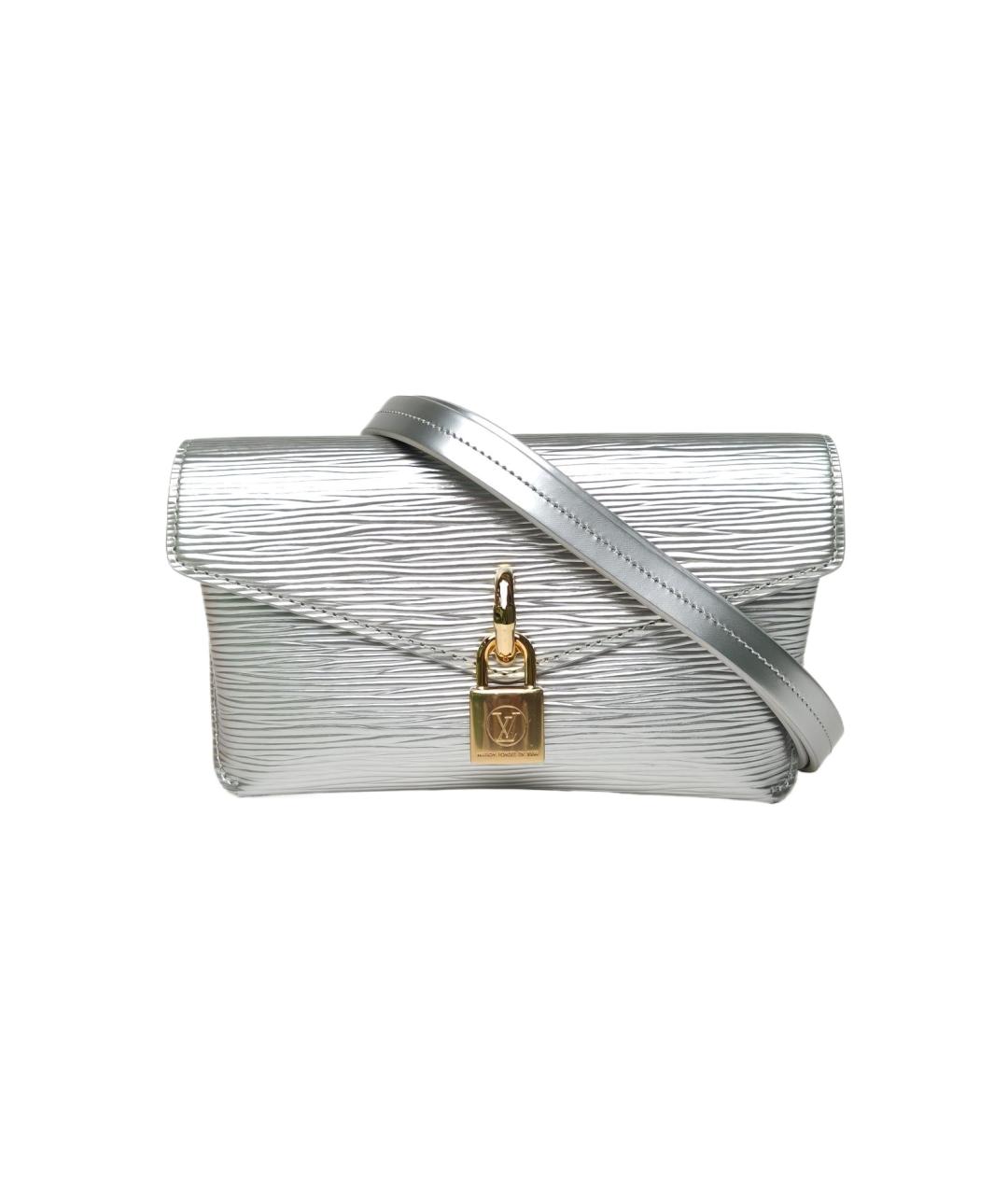 LOUIS VUITTON Серебряная сумка через плечо, фото 9