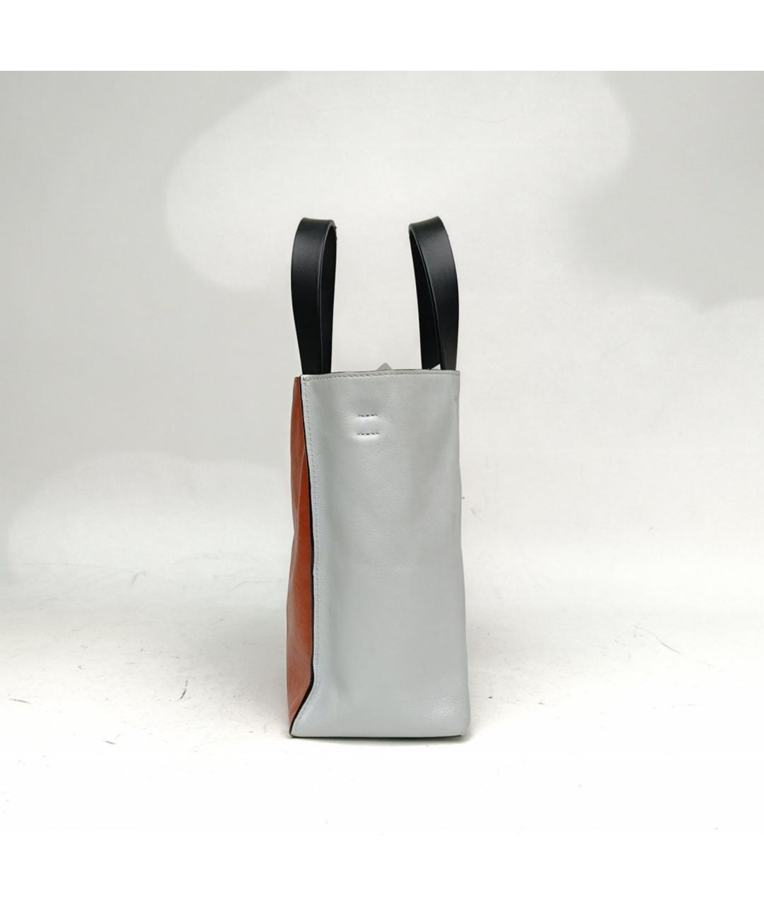 MARNI Коричневая кожаная сумка через плечо, фото 3