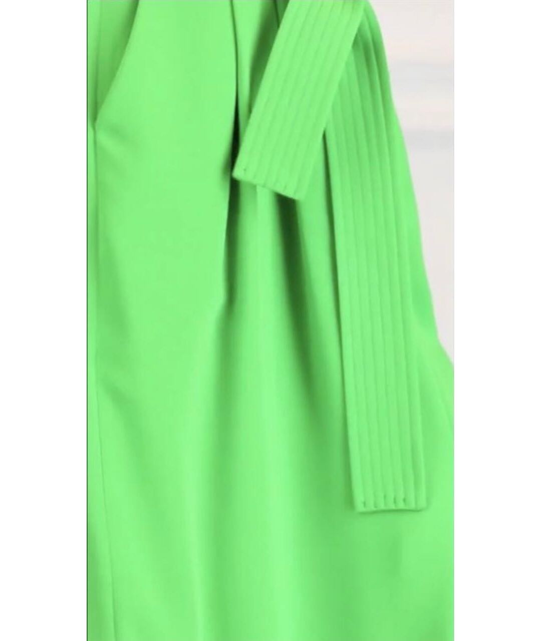P.A.R.O.S.H. Зеленая полиэстеровая юбка макси, фото 4