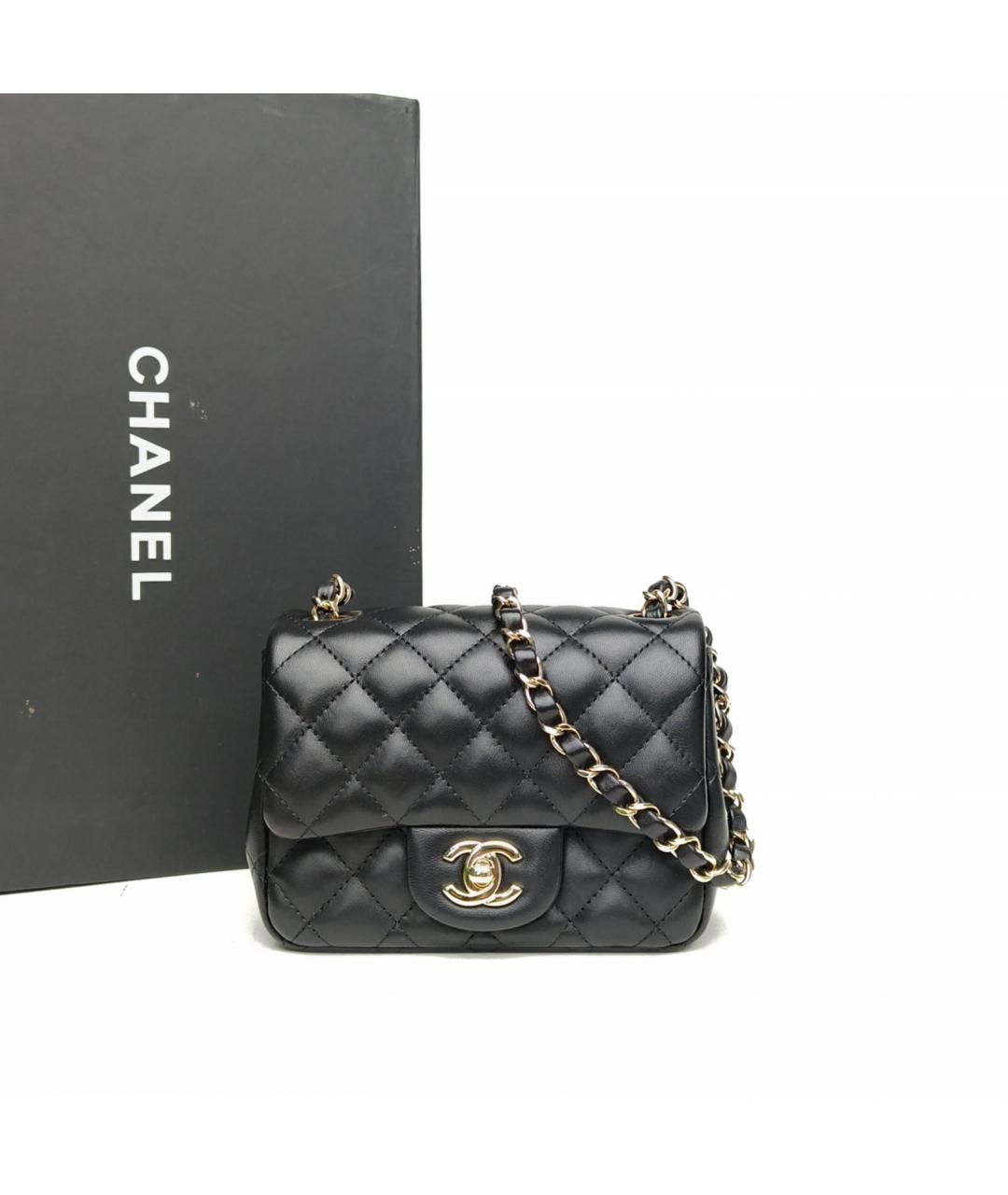 CHANEL Черная сумка через плечо, фото 9