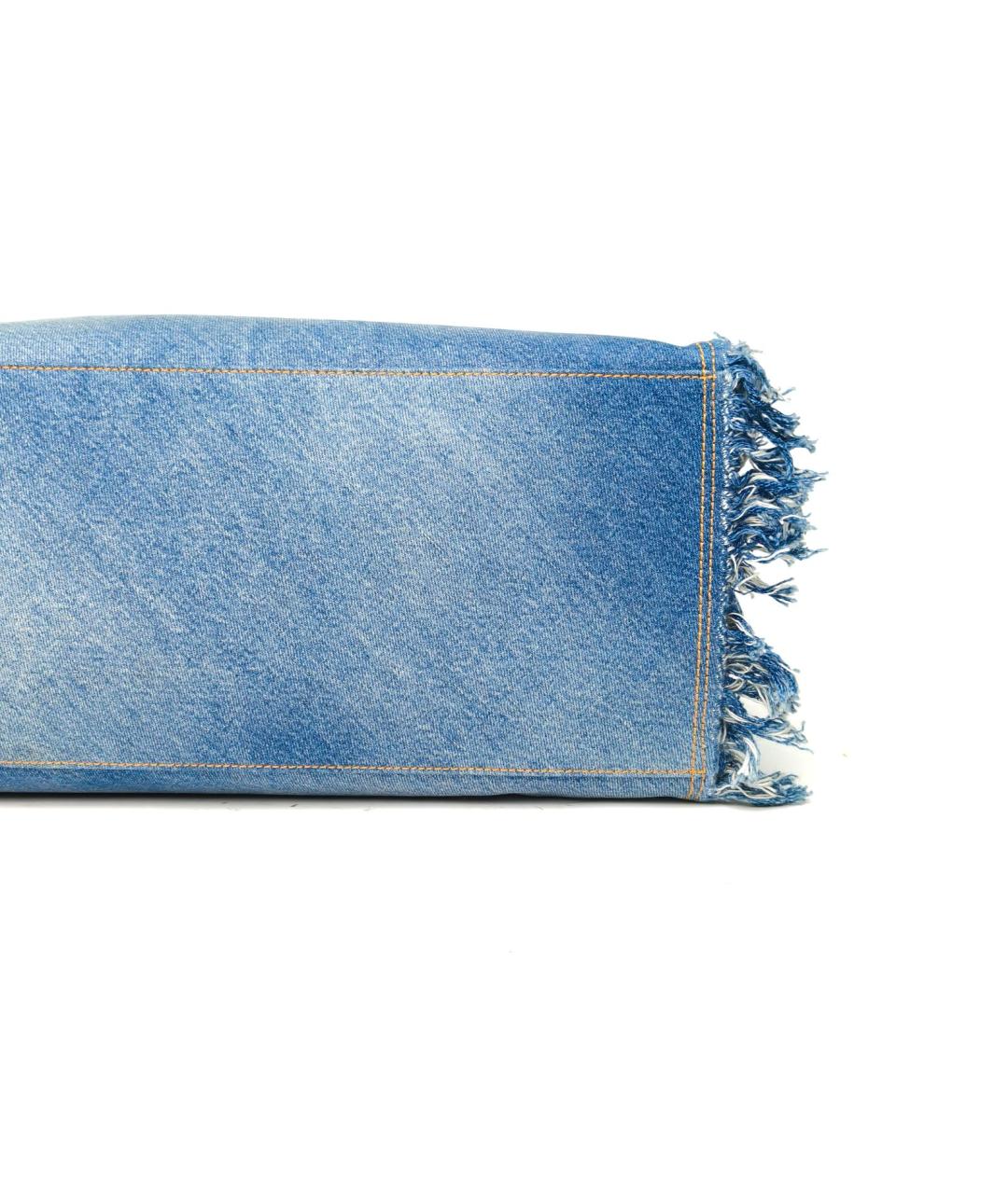 FENDI Синяя деним сумка через плечо, фото 6