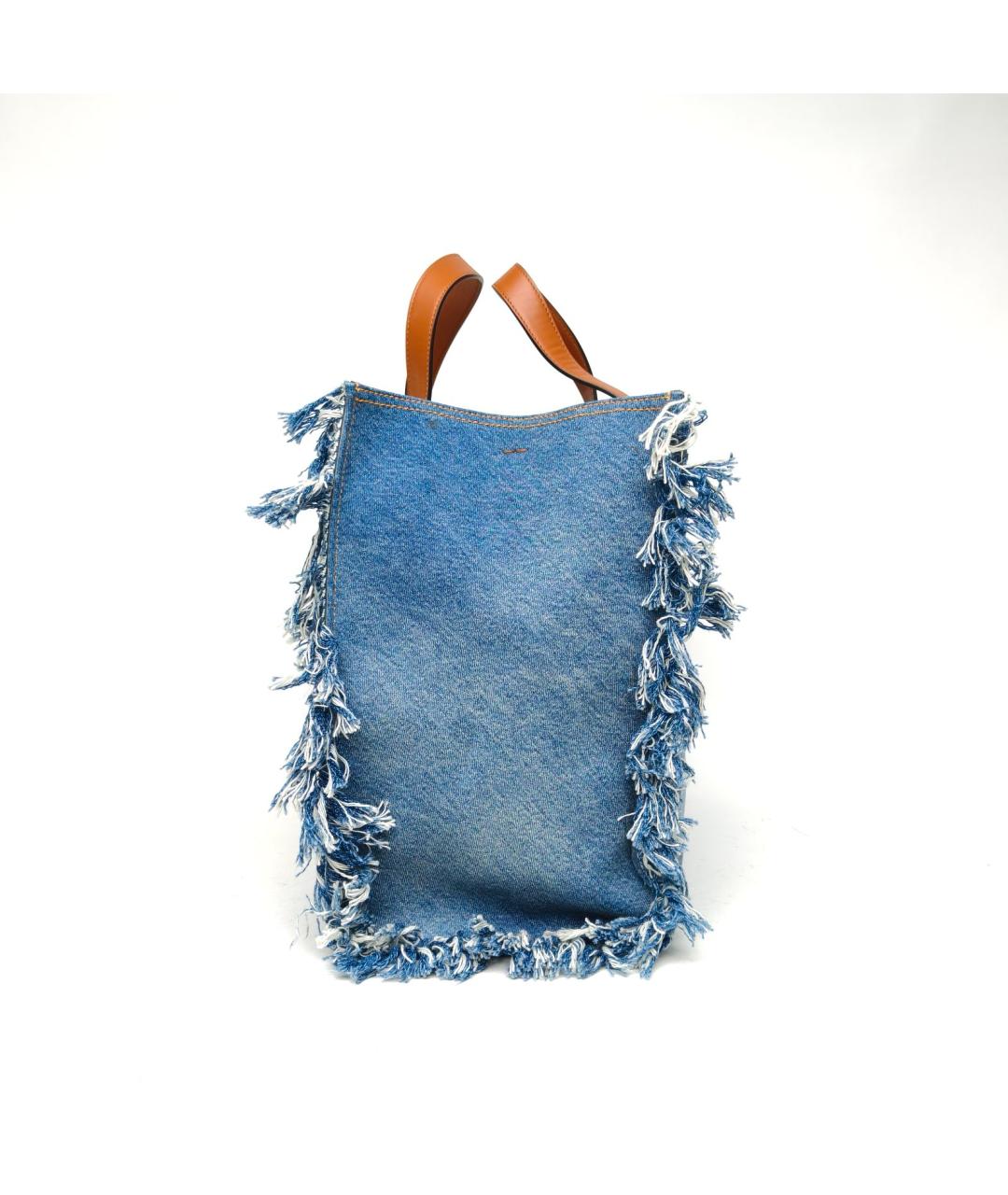 FENDI Синяя деним сумка через плечо, фото 3