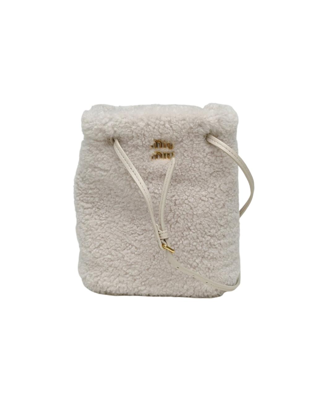 MIU MIU Белая сумка через плечо, фото 10