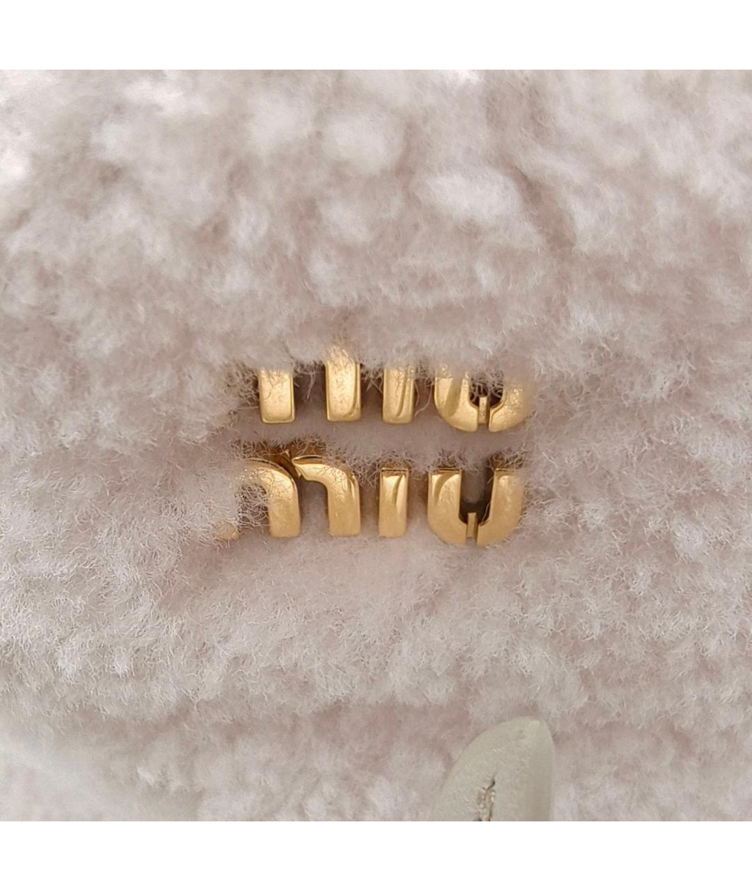 MIU MIU Белая сумка через плечо, фото 7