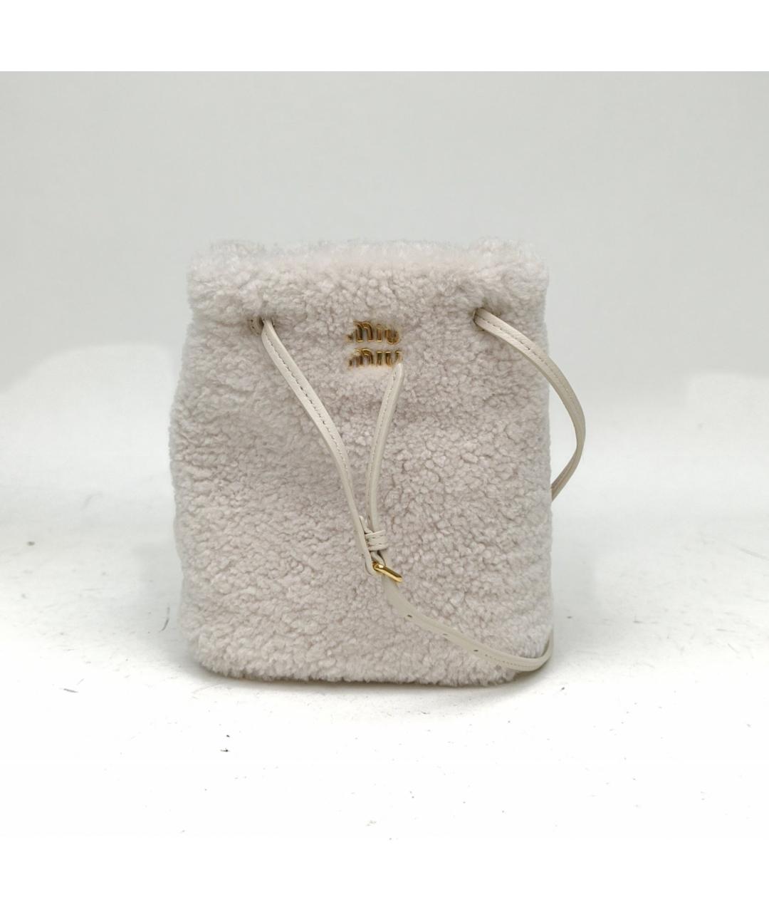 MIU MIU Белая сумка через плечо, фото 2