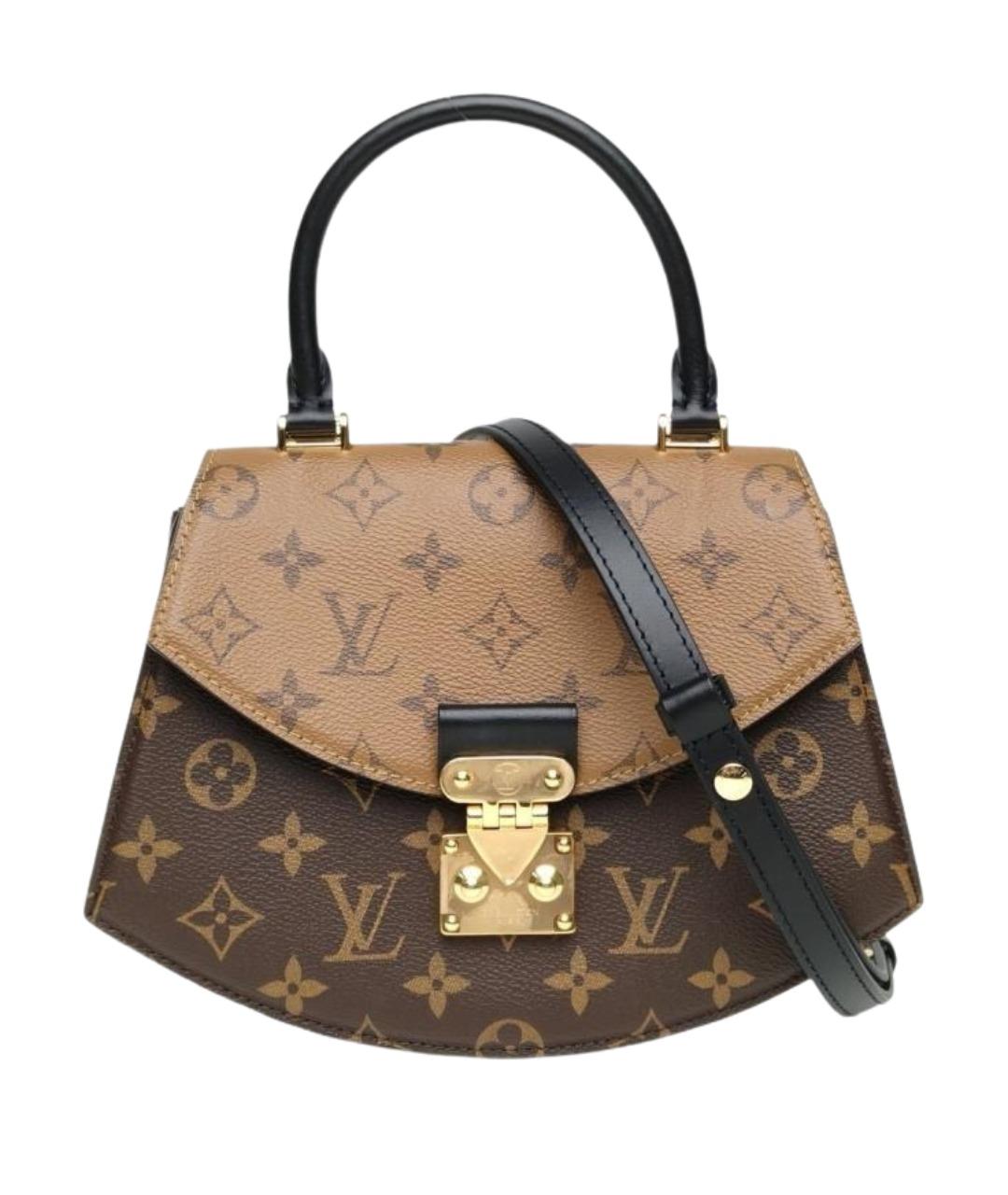 LOUIS VUITTON Коричневая сумка через плечо, фото 1