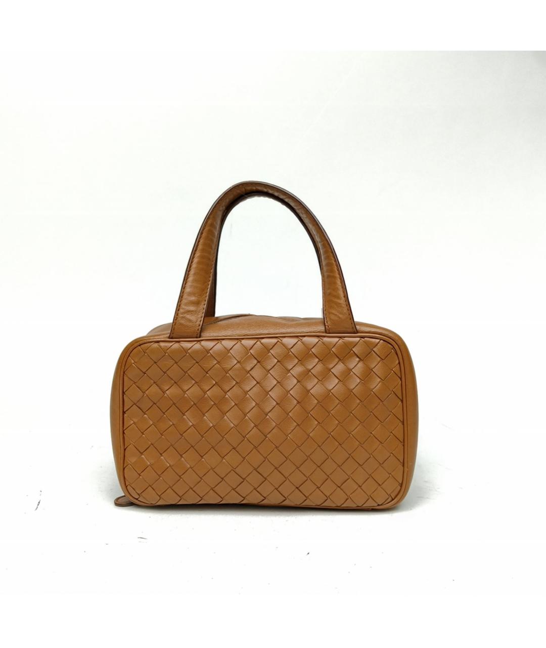 BOTTEGA VENETA Коричневая кожаная сумка через плечо, фото 2