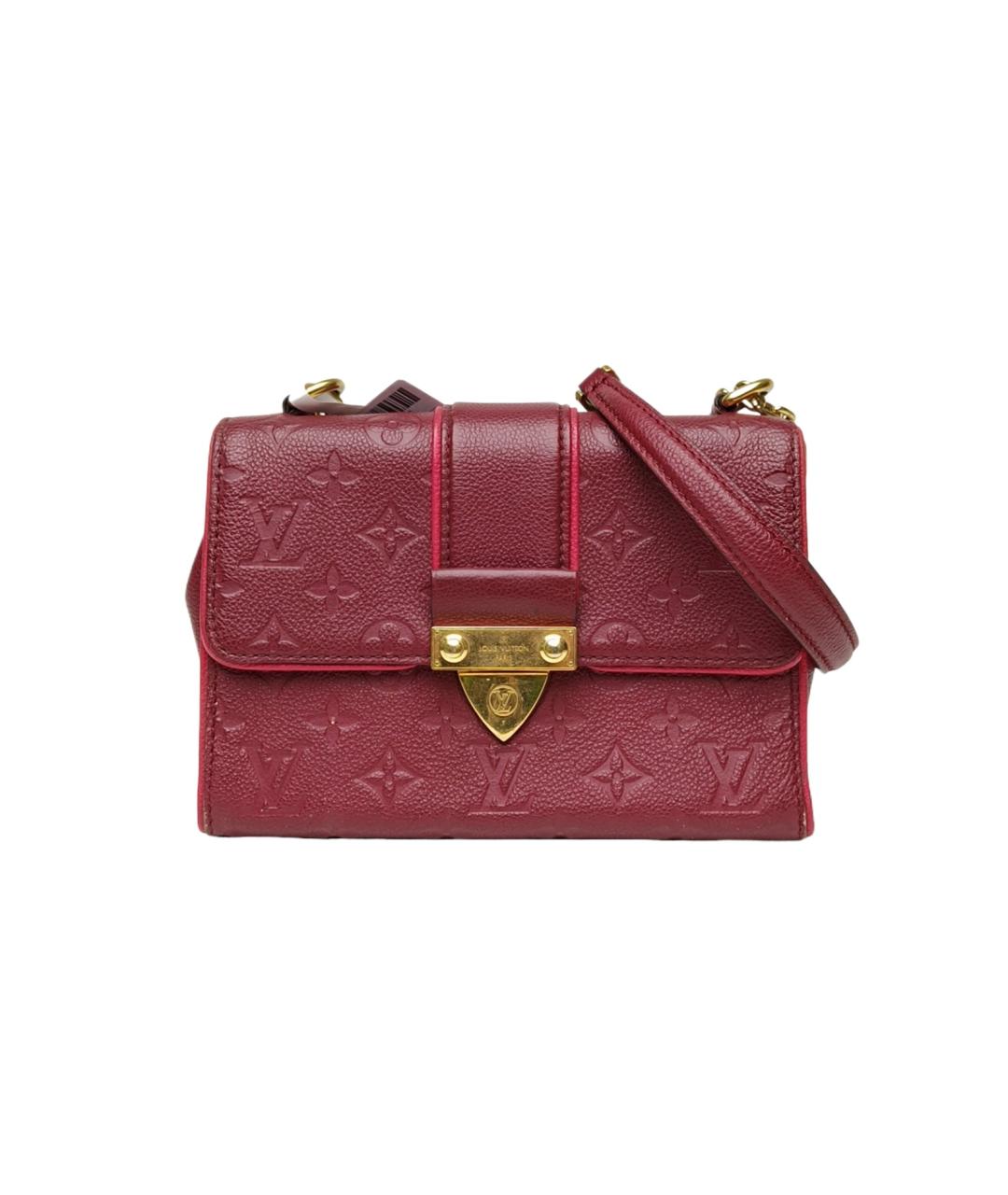 LOUIS VUITTON Красная кожаная сумка через плечо, фото 8