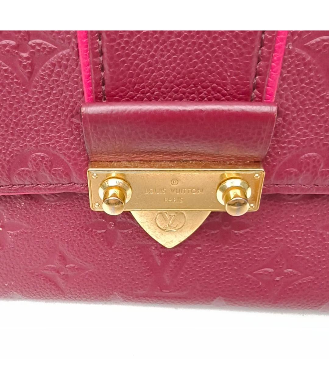 LOUIS VUITTON Красная кожаная сумка через плечо, фото 7