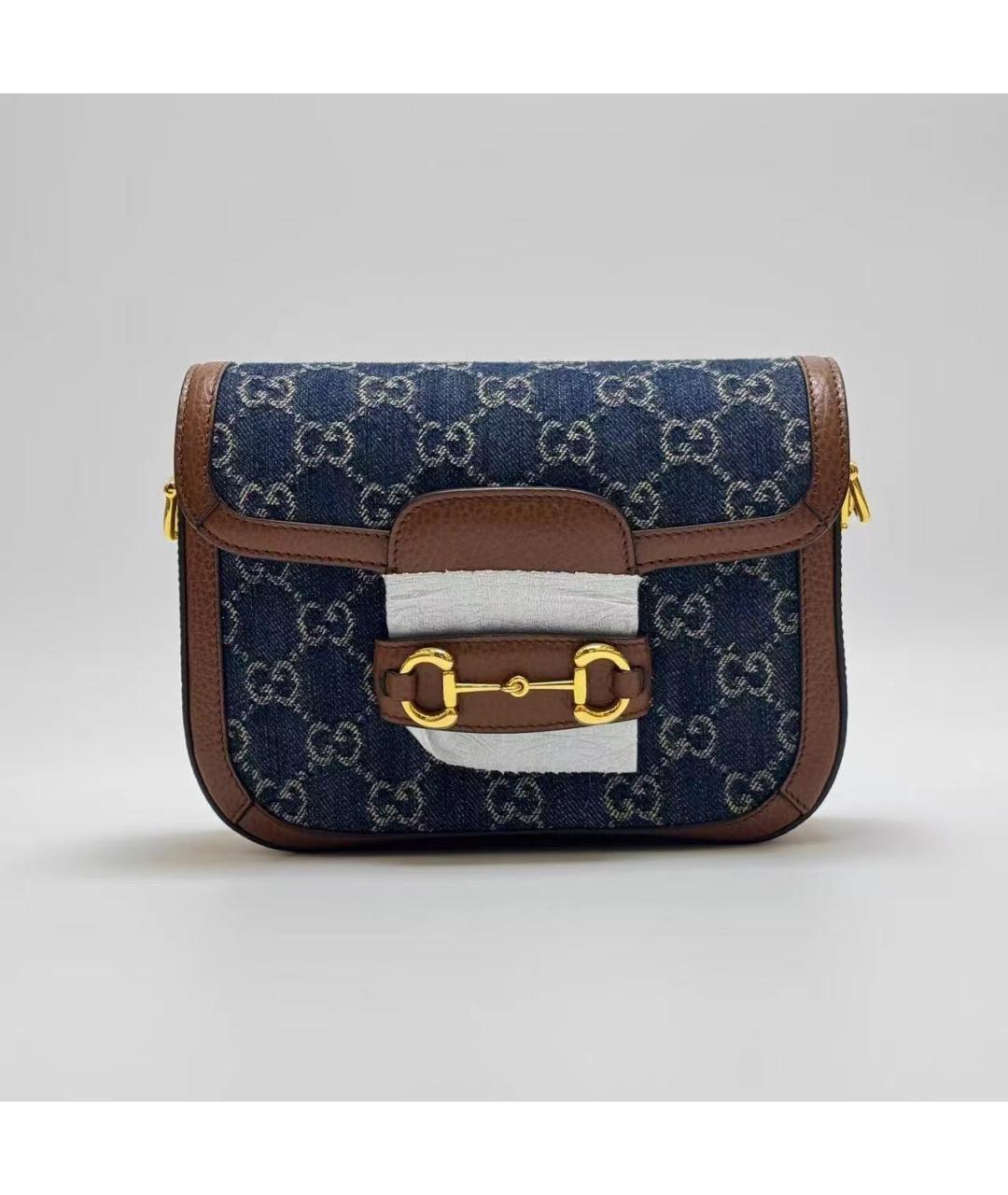 GUCCI Синяя сумка через плечо, фото 9