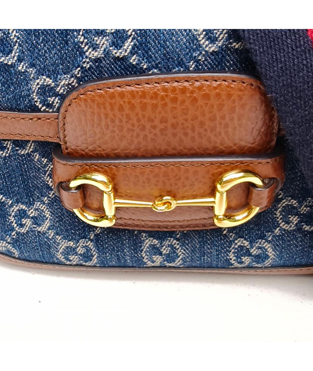 GUCCI Синяя сумка через плечо, фото 7