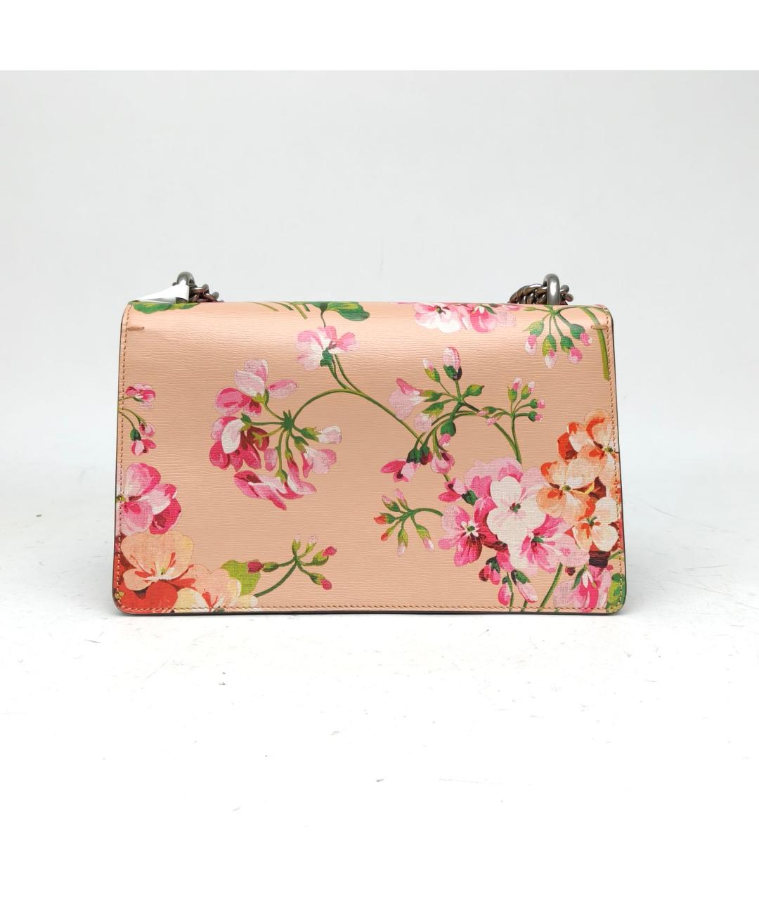 GUCCI Розовая кожаная сумка через плечо, фото 6