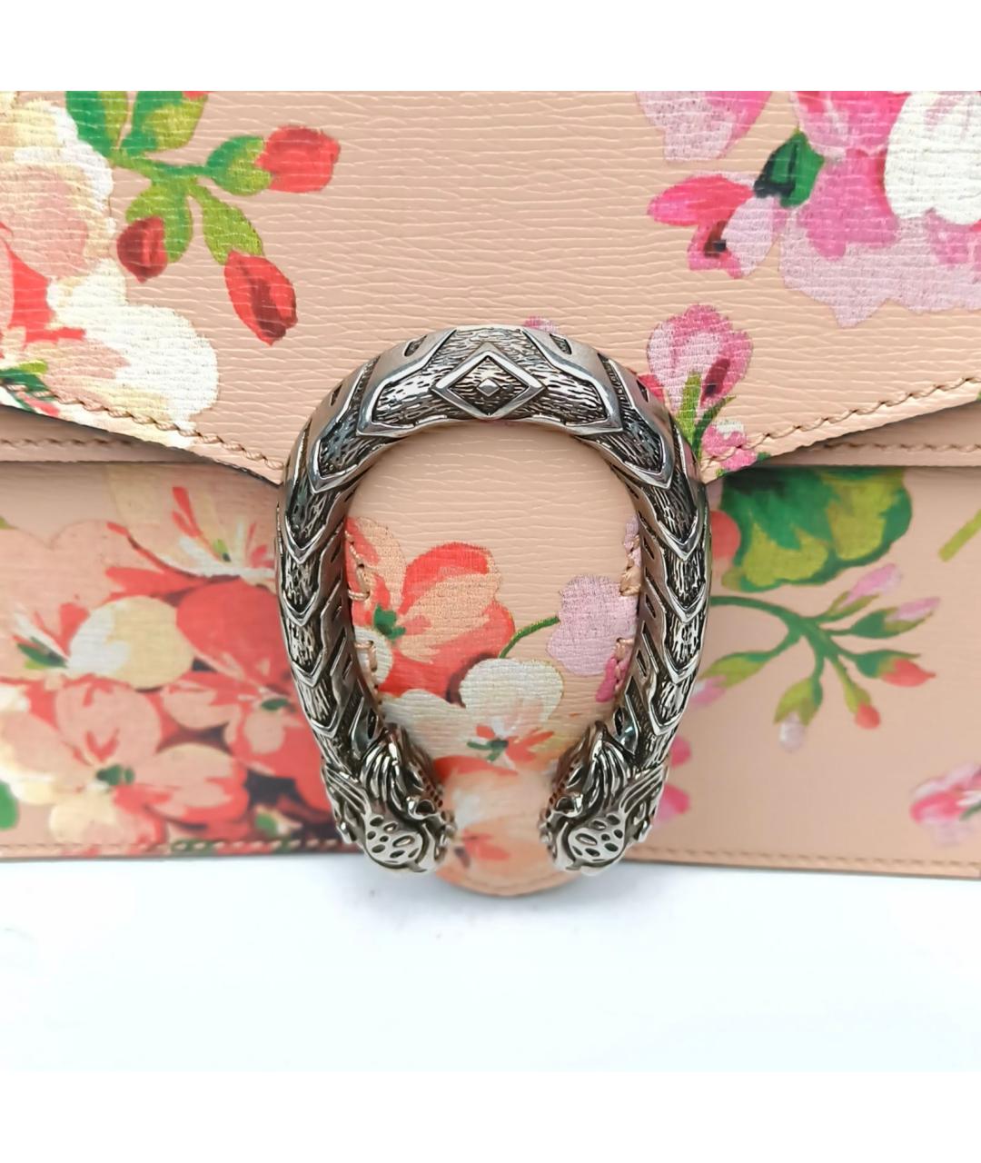 GUCCI Розовая кожаная сумка через плечо, фото 2