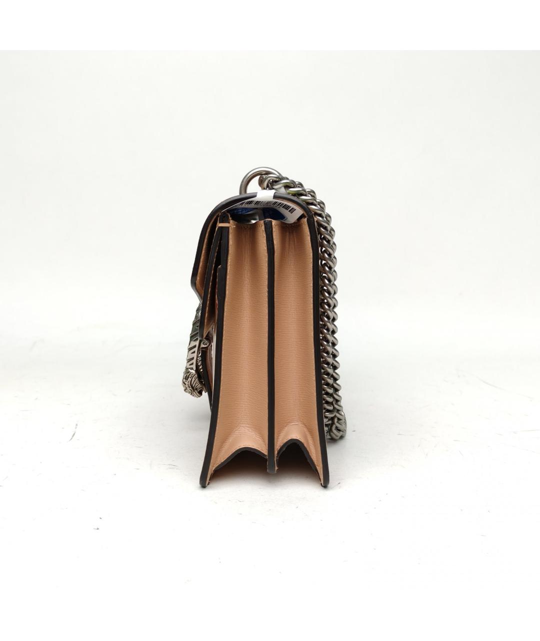 GUCCI Розовая кожаная сумка через плечо, фото 5