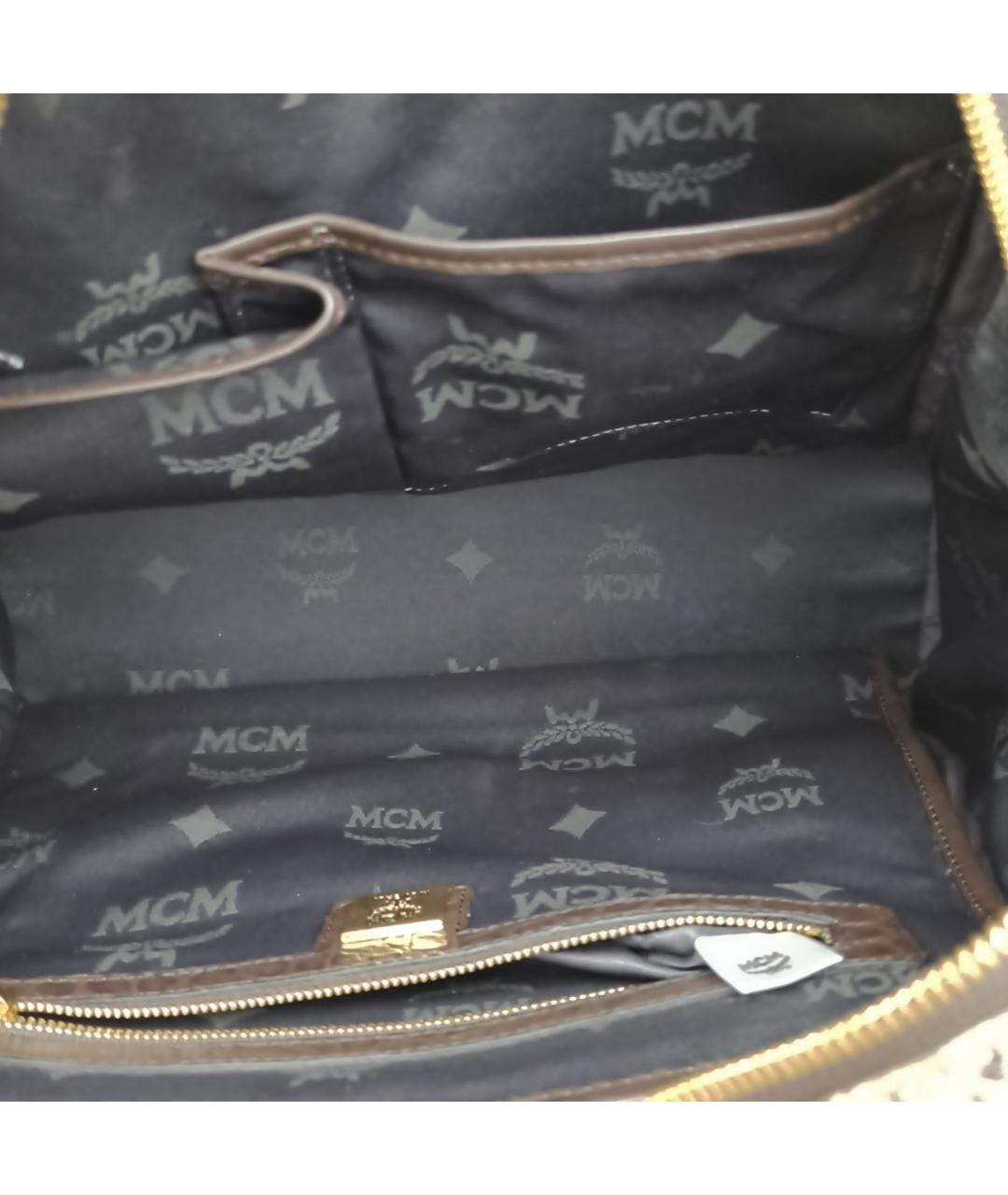 MCM Серый рюкзак, фото 6