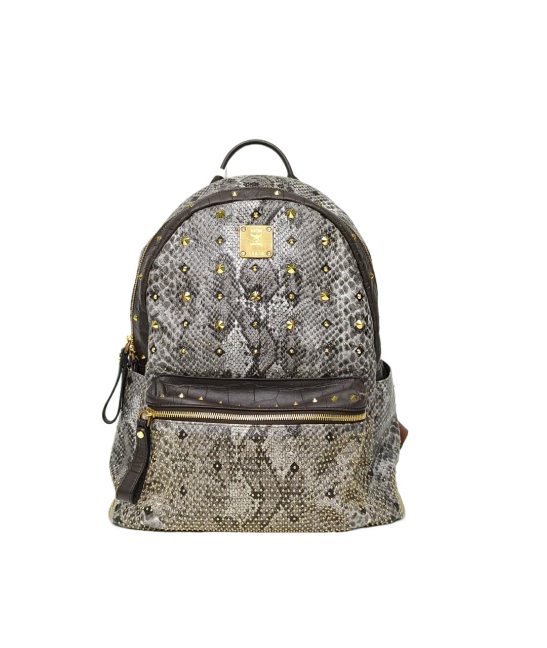 MCM Серый рюкзак, фото 9