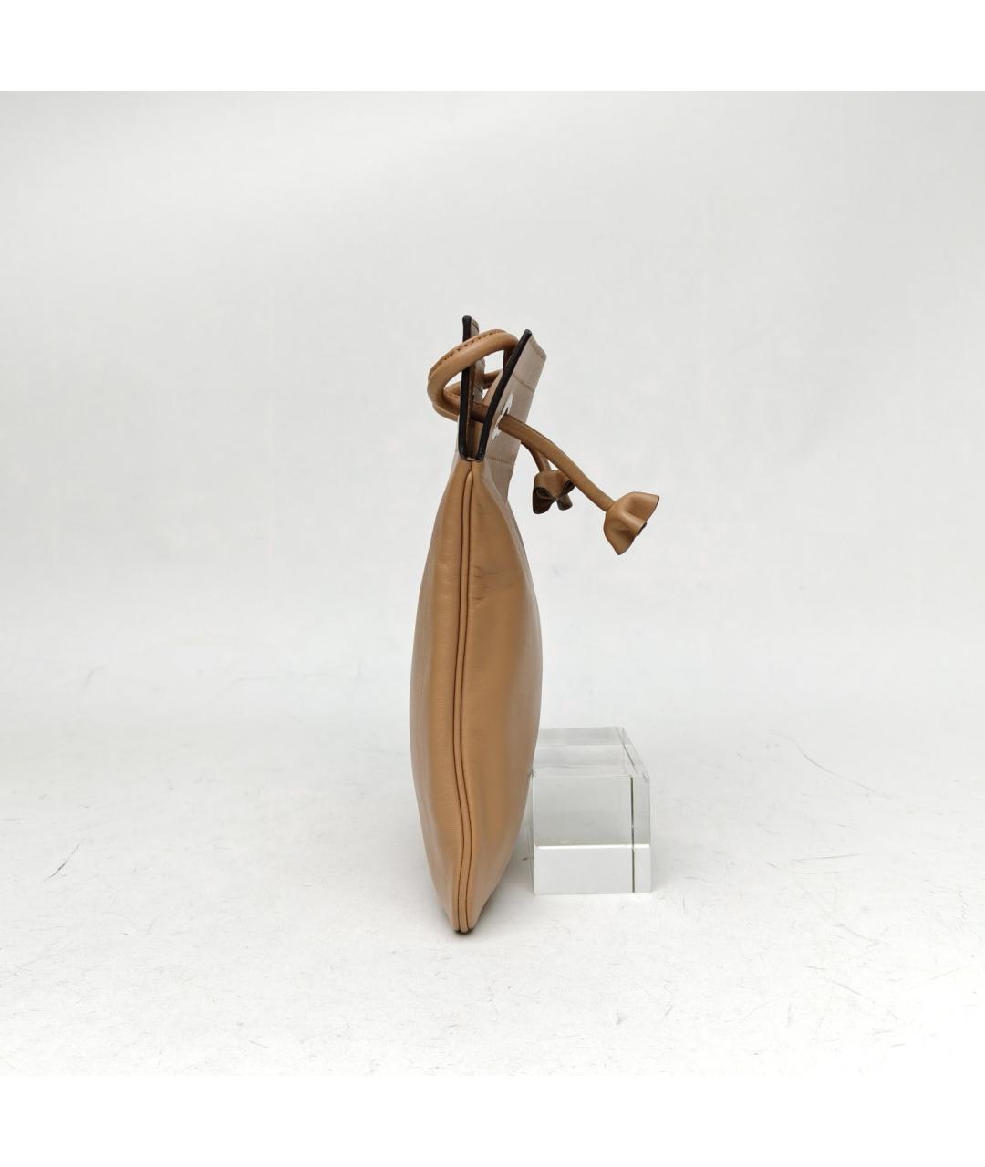 HERMES Коричневая кожаная сумка через плечо, фото 5