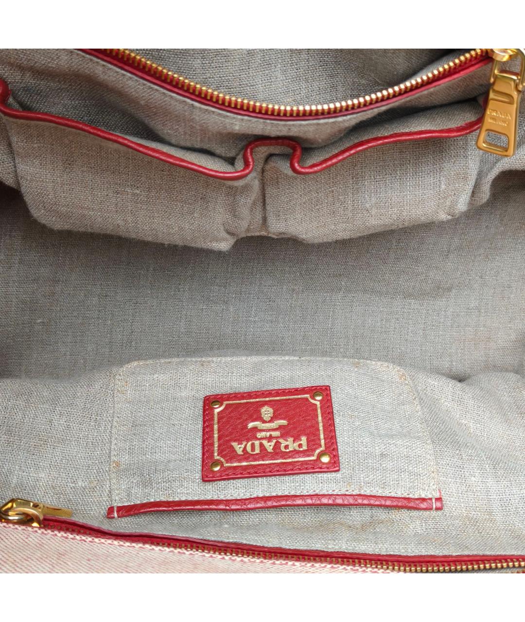 PRADA Коралловая сумка через плечо, фото 9