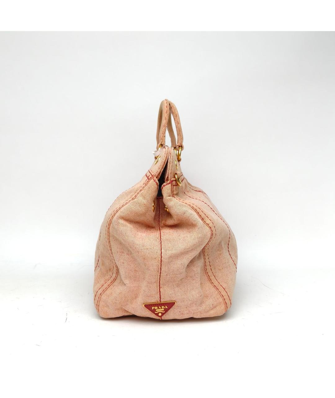 PRADA Коралловая сумка через плечо, фото 5