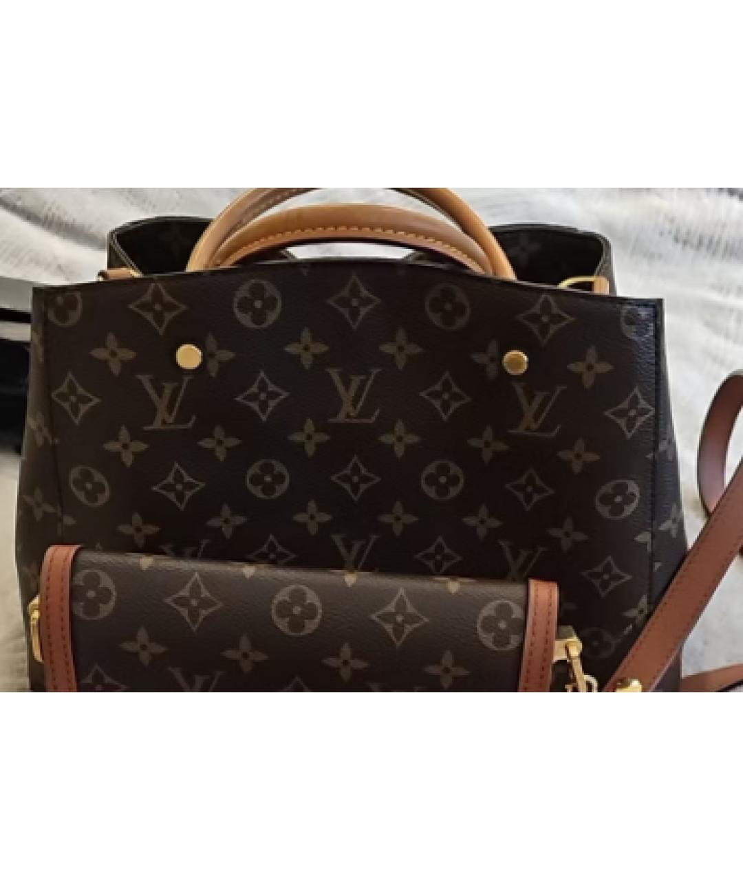 LOUIS VUITTON Коричневая сумка через плечо, фото 8
