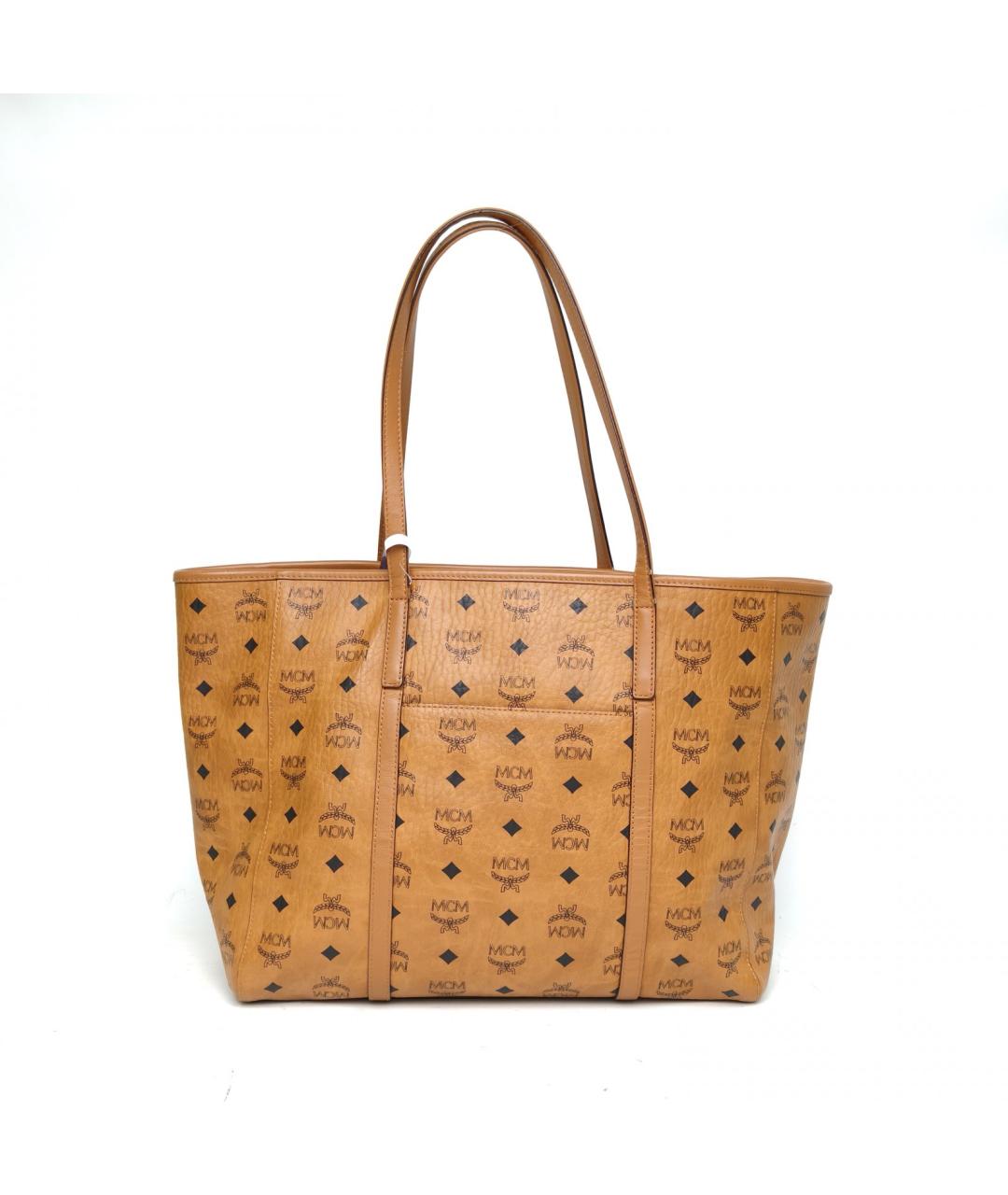 MCM Коричневая кожаная сумка через плечо, фото 4