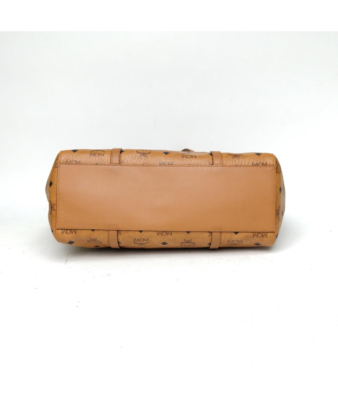 MCM Коричневая кожаная сумка через плечо, фото 6