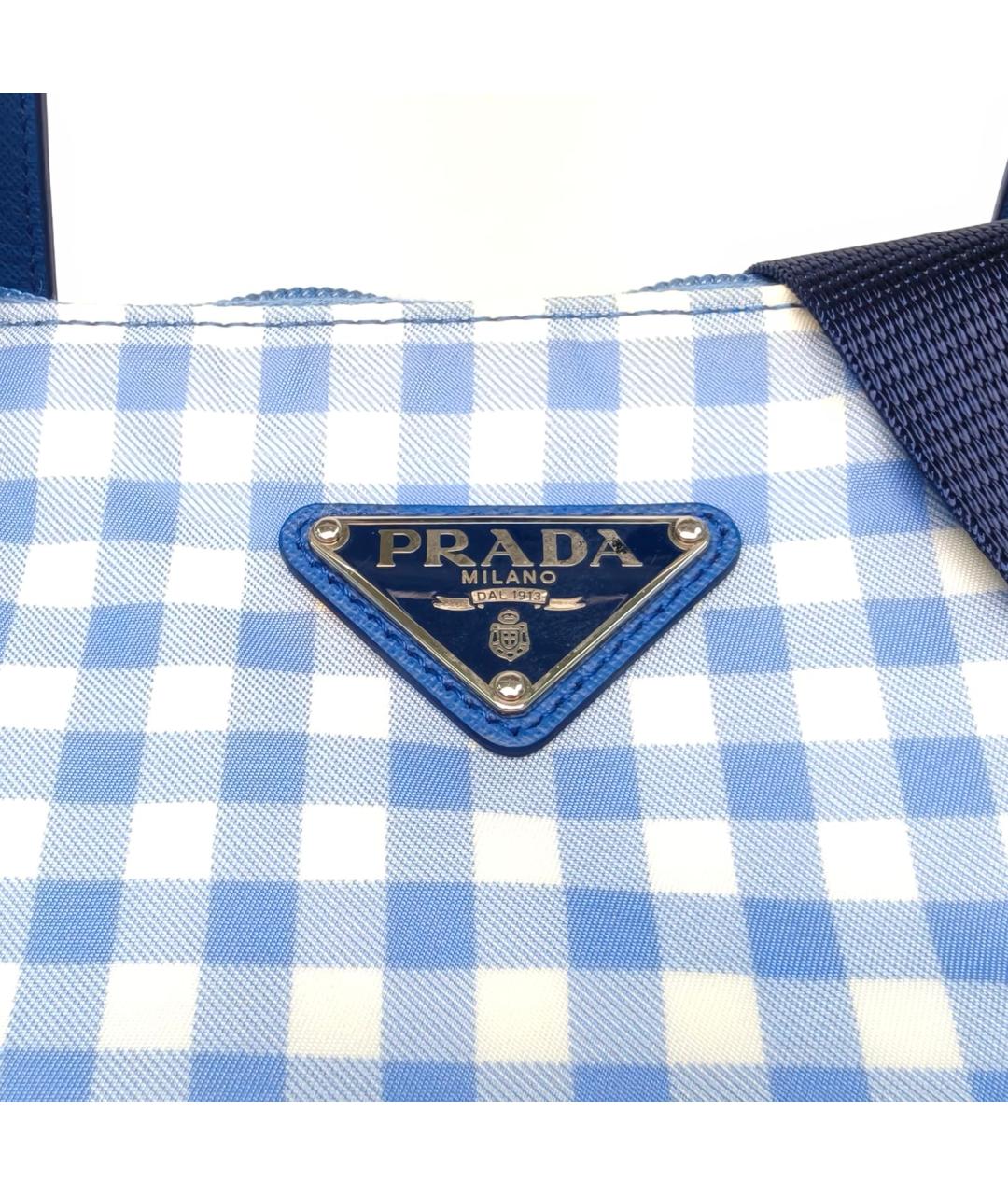 PRADA Синяя сумка через плечо, фото 6