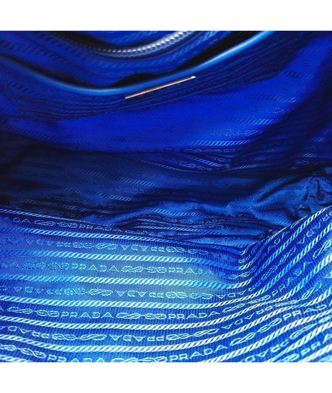 PRADA Синяя сумка через плечо, фото 7