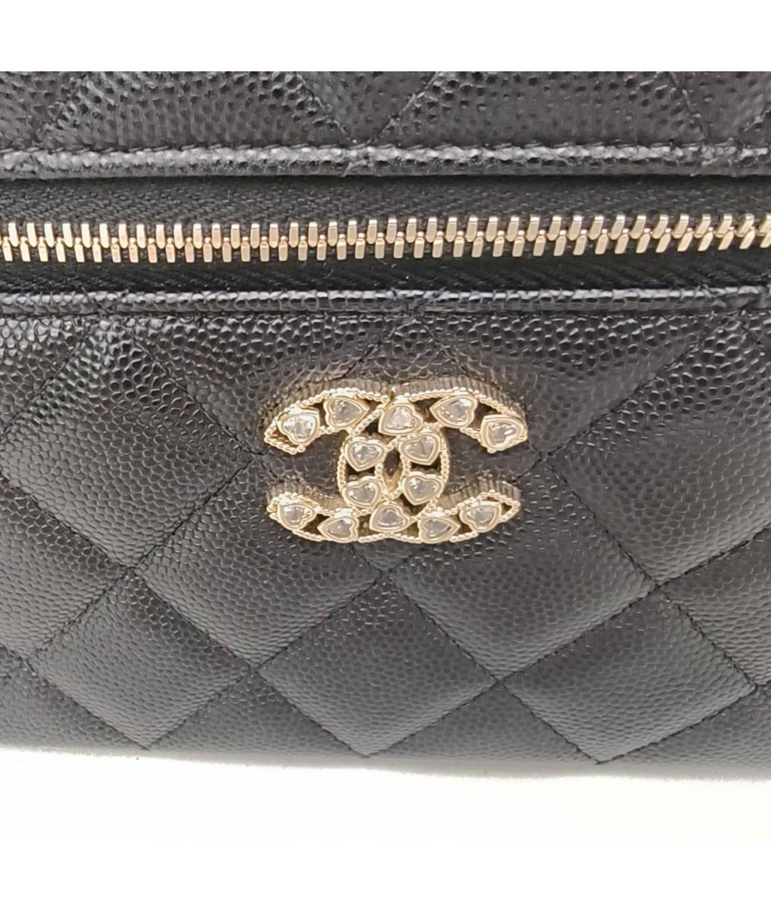 CHANEL Черная кожаная сумка через плечо, фото 2