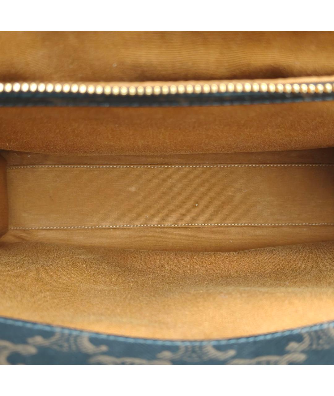 CELINE Коричневая сумка через плечо, фото 8