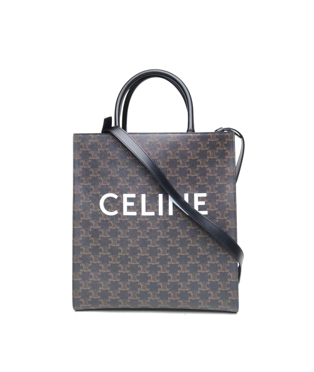 CELINE Коричневая сумка через плечо, фото 2