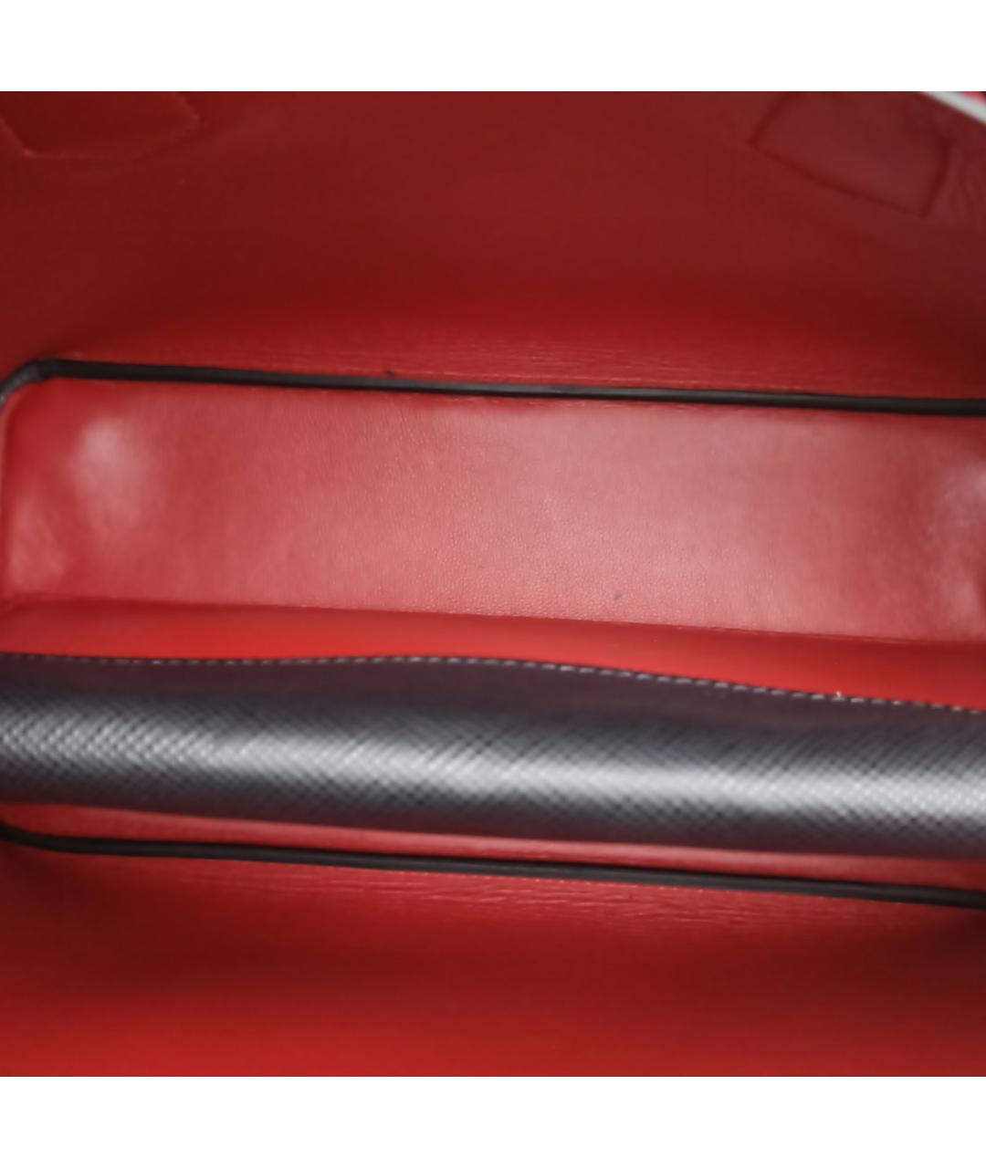 PRADA Черная кожаная сумка через плечо, фото 7