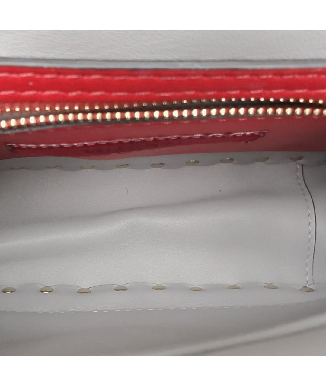 VALENTINO Серая кожаная сумка через плечо, фото 6