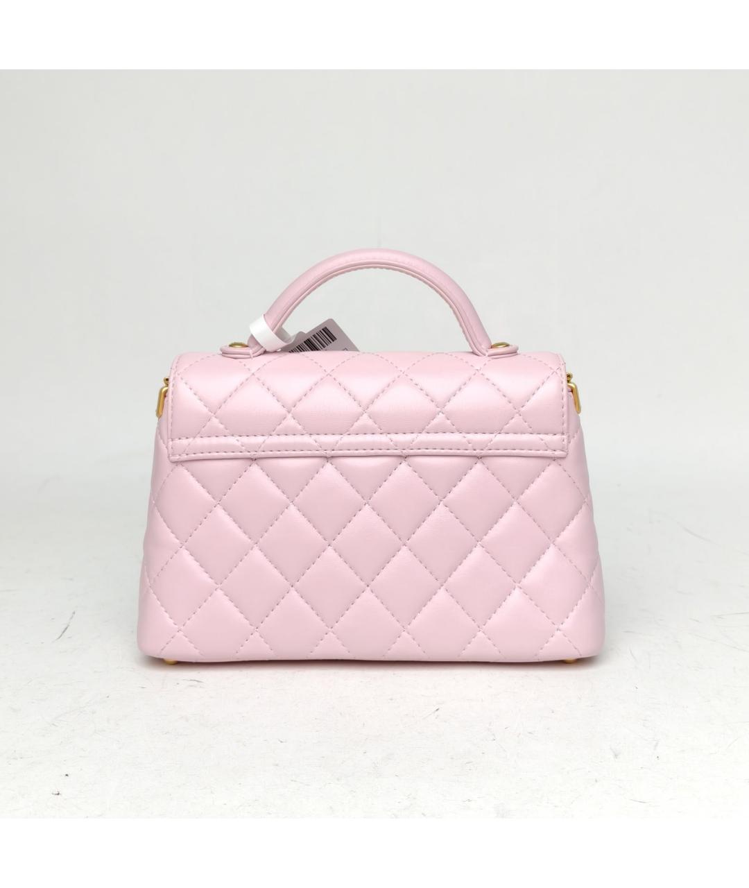 CHANEL Розовая кожаная сумка через плечо, фото 4