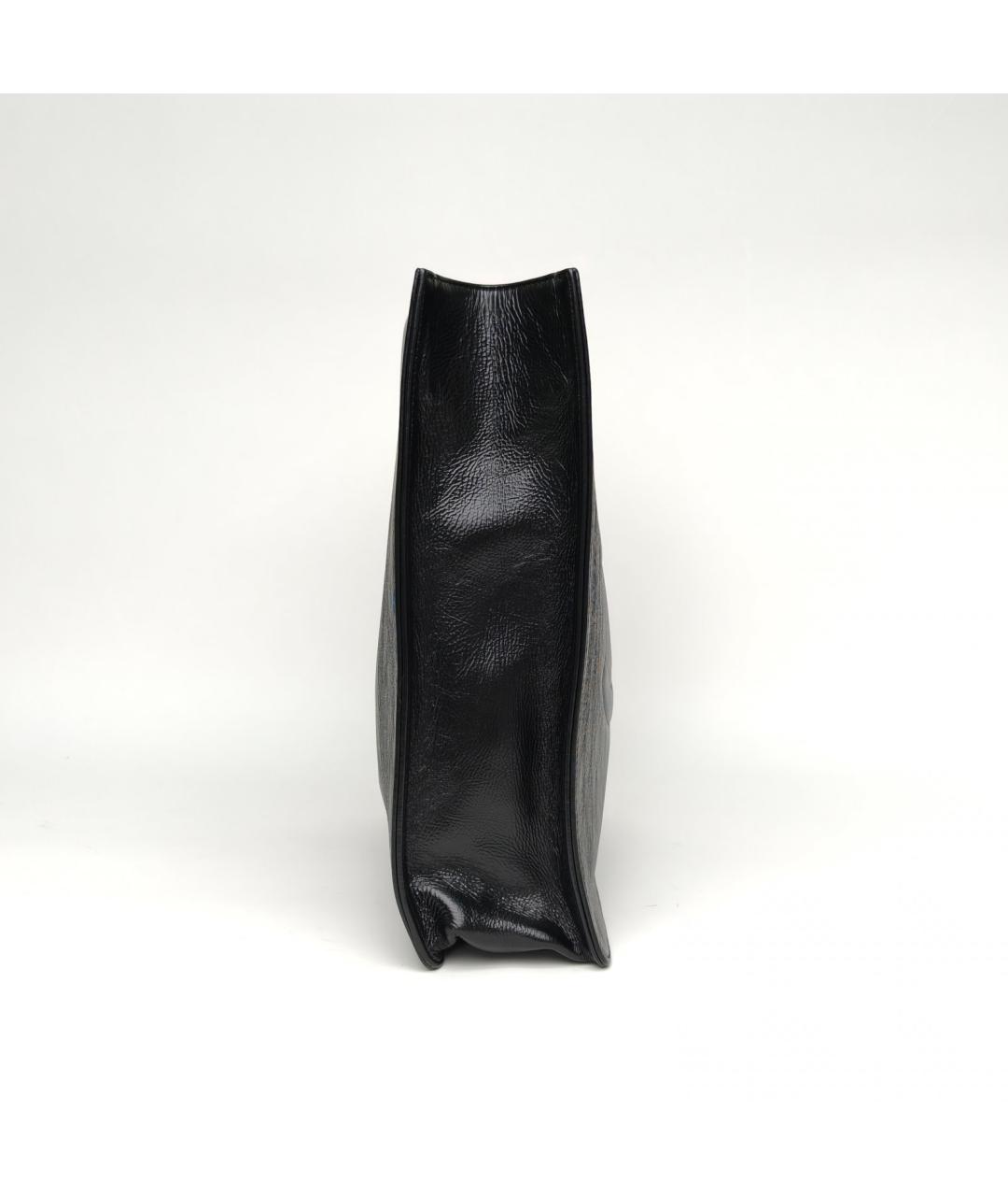 CHANEL Черная кожаная сумка тоут, фото 5