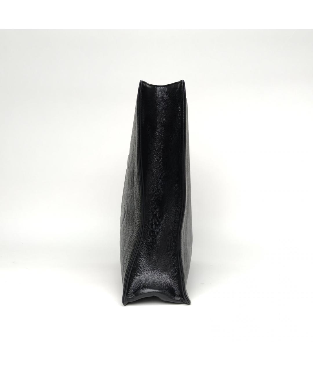 CHANEL Черная кожаная сумка тоут, фото 3