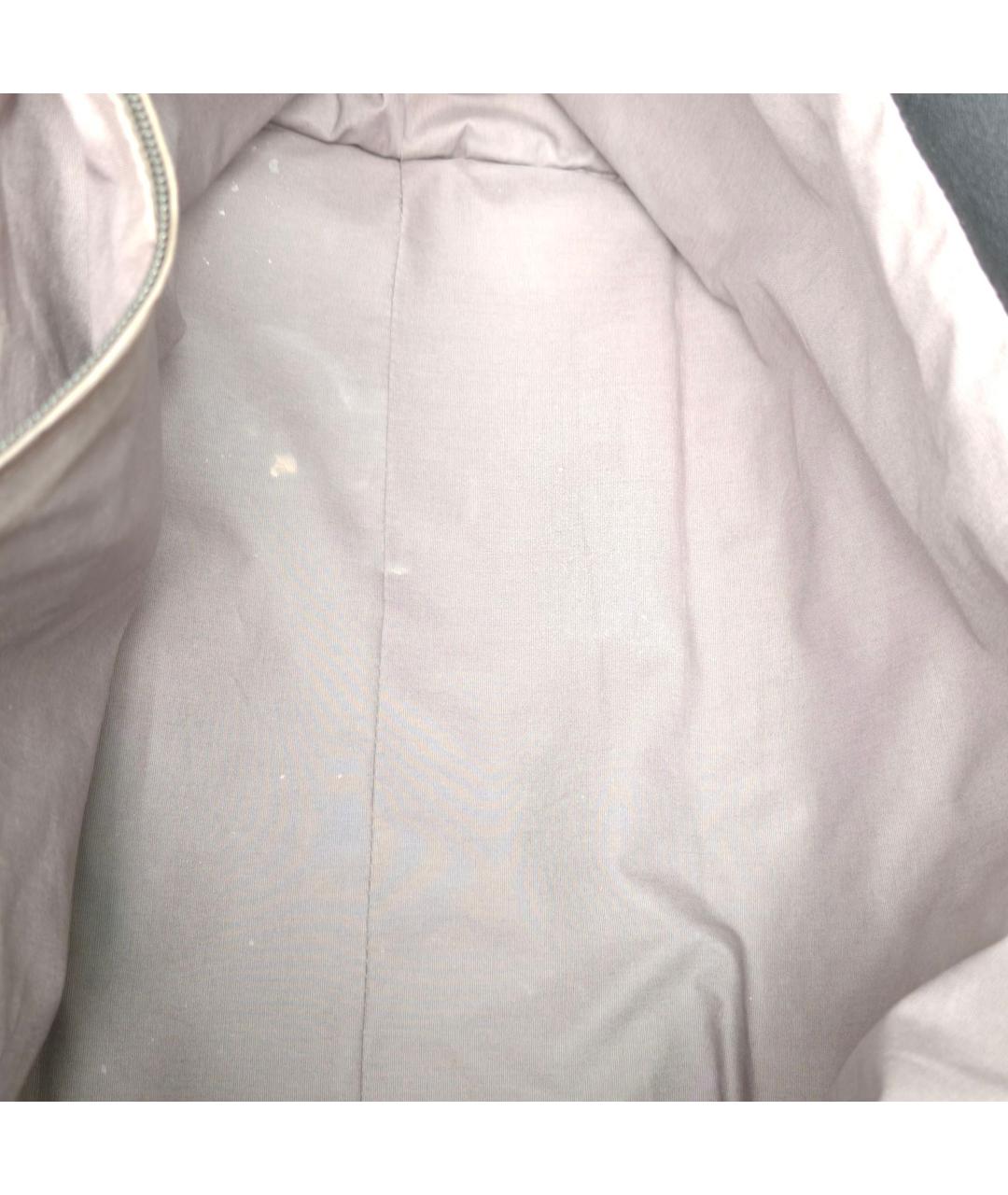 BOTTEGA VENETA Черная кожаная сумка через плечо, фото 7