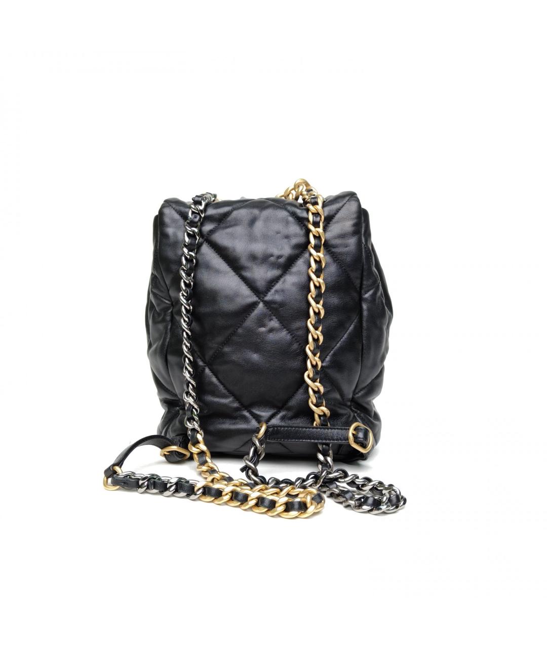 CHANEL Черный кожаный рюкзак, фото 3