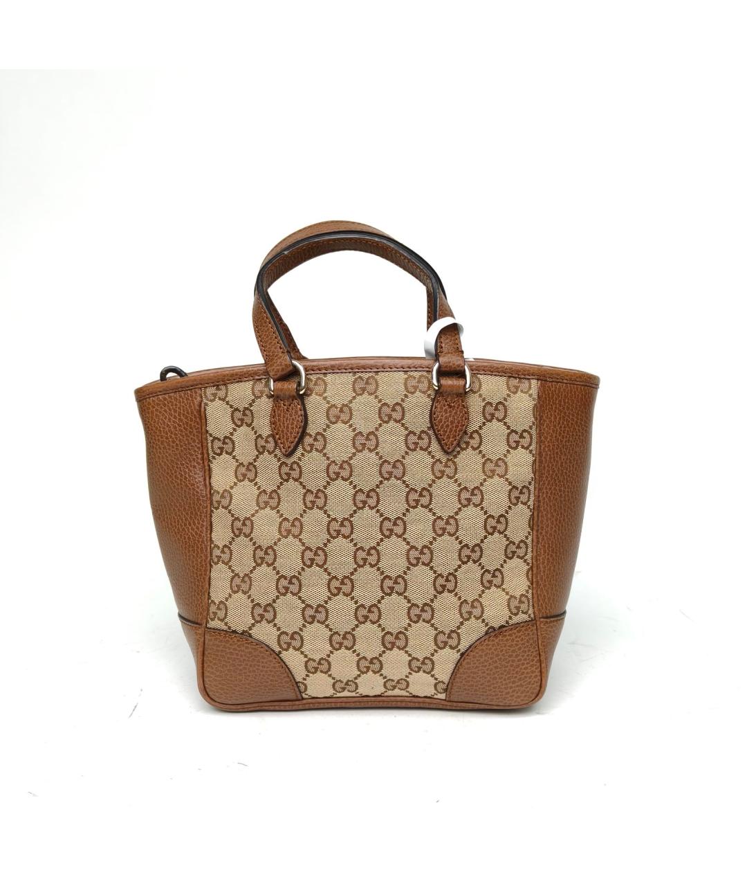 GUCCI Коричневая кожаная сумка через плечо, фото 4